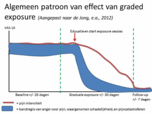 Algemeen patroon van effect van graded exposure